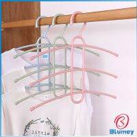 Blumey ไม้แขวนเสื้อ ก้างปลา ไม้แขวน 3 ชั้น Portable Hanger มีสินค้าพร้อมส่ง