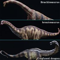 ฟิกเกอร์ไดโนเสาร์ยุคจูราสสิก Brachiosaurus โมเดล Apatosaurus รูปสัตว์ขนาดใหญ่หุ่นแอ็คชั่นของขวัญชุดของเล่นเด็ก