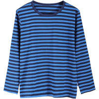 Childrens plus Size Clothing Boys Undershirt Thin Childrens Striped Shirt Boys Long Sleeve T-shirt