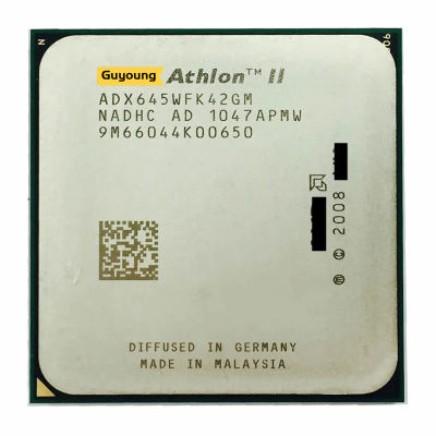 Athlon II X4 645 3.1 GHz ใช้ Quad-Core เครื่องประมวลผลซีพียู ADX645WFK42GM ซ็อกเก็ต AM3