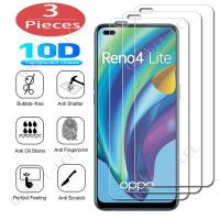 3Pcs Protection Glass For OPPO F17 Pro Find X2 Lite K7x Reno4 5G 4G SE Z Reno5 A11 A11x A1k Tempered Screen Protector Cover Film