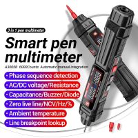 Multimeter Tester Smart-Pen Type Voltage Detector A3005B Capacitance Pen Electric Teste Meter Tool DiodeContinuity Meter Electrical Trade Tools Tester