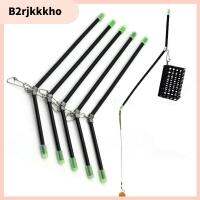 B2RJKKKHO 15PCS Anti-Winding บูมป้องกันการพันกัน ป้อน booms เครื่องมือสำหรับตกปลา ขายึดท่อ แบบพกพาได้ มีแกนหมุน เชื่อมต่อป๋อ อุปกรณ์ตกปลาสำหรับตกปลา