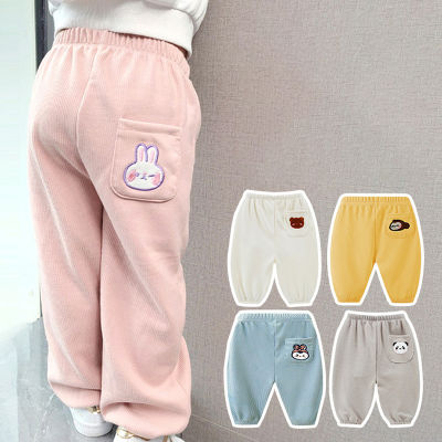 New Baby Girls Boys Leggings Clothes Big PP Pants Spring Autumn Kids Girl Pants Fashion Middle Waist Long Trousers Childrens