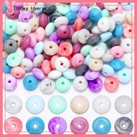 LUCKY HAIRACC 240Pcs ผสมสี ลูกปัดซิลิโคน 12mm ครับ กลมกลมๆ ลูกปัดลูกคิด กำไลข้อมือสร้อยข้อมือ สีหินอ่อน เครื่องประดับลูกปัดลูกปัด อุปกรณ์เสริมพวงกุญแจ