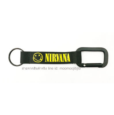 พวงกุญแจ​เกี่ยว​หู​กางเกง​ เกี่ยว​กระเป๋า​ สาย​ยาว​ Nirvana