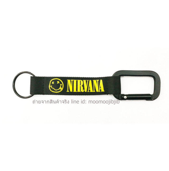 พวงกุญแจ-เกี่ยว-หู-กางเกง-เกี่ยว-กระเป๋า-สาย-ยาว-nirvana