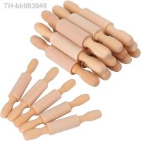 ☍☑ 1/2Pcs Mini Rolling Pin 20cm Nature Wooden Handle Dough Roller for Children in the Kitchen Crafting and Imaginative Play