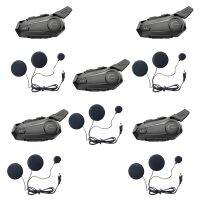 5X Motorcycle Bluetooth Helmet Intercom Universal Pairing Waterproof Headset A