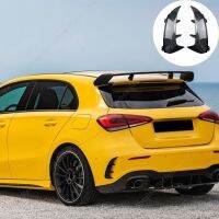 ○♀ Rear Bar Diffuser Modified Rear Air Knife For Mercedes-Benz A-Class W177 Hatchback Version A180 A200 A220 A35 A45 AMG 2019-2022