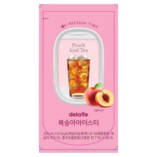 韩国火爆便携袋袋咖啡饮料冰茶饮料korea Delaffe Coffee Iced Peach Tea Blue Lemonade Lazada