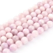 2Strand Grade AB Natural Kunzite Beads Strands Round 8mm Hole 1mm about