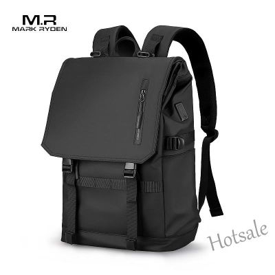 【hot sale】∋ C16 MARK RYDEN Large Capacity Laptop Bag Man/Women USB Design Black Backpack School Bags (15.6 )