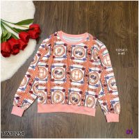 Chompoo Fashions  เสื้อ เสื้อสเวตเตอร์ ลายแบรนด์ กราฟฟิก สีลาย 5