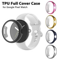 TPU Glass + Case สำหรับ Google Pixel Watch Soft Full Cover Smart Watch ปกป้องหน้าจอสำหรับ Pixel Watch 2022ดูอุปกรณ์เสริม