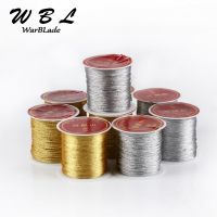 【YF】✆✌  0.2mm 0.4mm 0.6mm 0.8mm Cord Gold Tassel Thread String Rope Bead Braided Jewelry Making