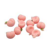 【LZ】☬✥  10Pcs Silicone Mini Peach Squishy Toy Cute Stress Anxiety Relief Decompression Squeeze Ball DIY Phone Case Decoration