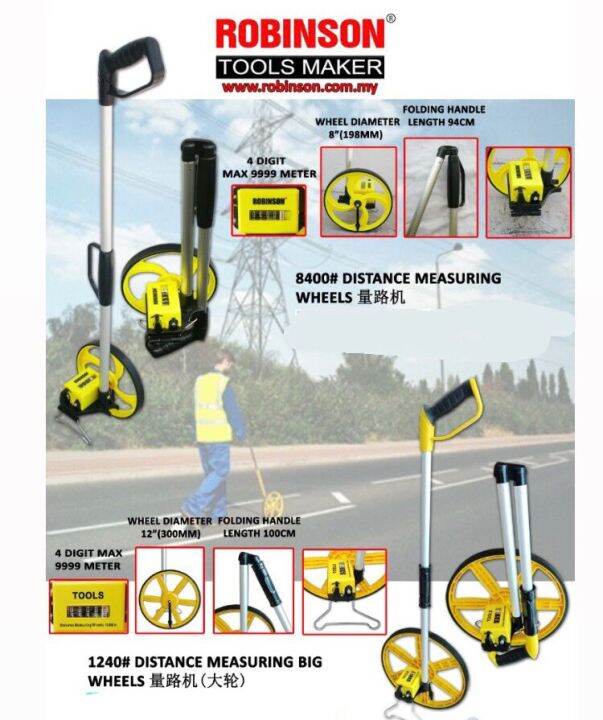 HEAVY DUTY ROBINSON ROLLER DISTANCE MEASURING WHEELS Lazada