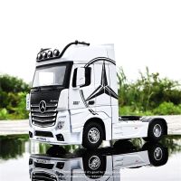 1/36 Logam Purian Truk เทรลเลอร์ Kepala Mobil โมเดล Diecast Mainan Logam Kontainer Truk Teknik Transportasi Kendaraan Mobil รุ่น Anak-Anak Hadiah