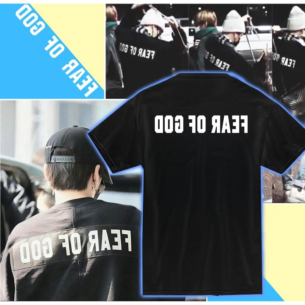 🔥Hot】☾﹍▦ 菲律宾03 Bts Min Yoongi Fear Of God Shirt / Bts Suga Fear Of God  Tshirt Merch | Lazada Ph