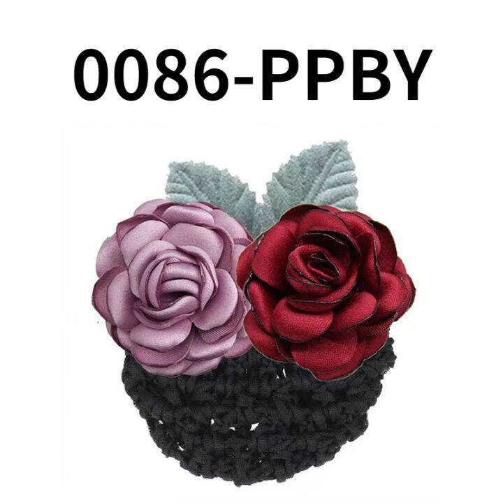 professional-women-flower-hair-accessories-bank-work-net-pocket-hair-clip-temperament-women-new-fashion-accessories