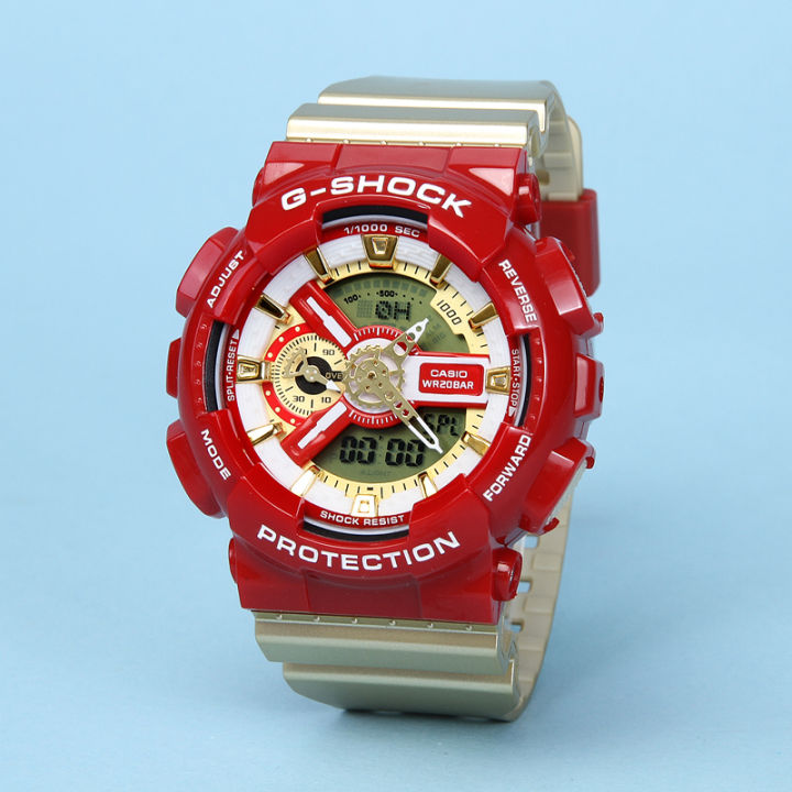 Original NO.1Casio นาฬิกาสำหรับผู้ชายนาฬิกาดิจิทัลควอตซ์3M ด้านบนกันน้ำแบรนด์หรูที่มีชื่อเสียงยี่ห้อนาฬิกาสปอร์ตแฟชั่น Unisex