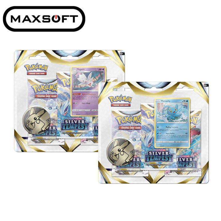 Pokémon TCG: Sword & Shield—Silver Tempest Blister Pack With 3 Booster ...