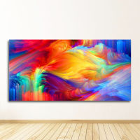 For Home Canvas Pictures No Frame Abstract Painting Colorful Clouds Poster Wall Art Posters Room Decoration Picture