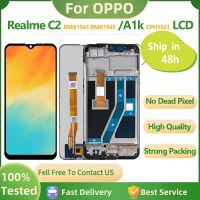 6.1 ใหม่สำหรับ Realme C2 RMX1941หน้าจอหน้าจอแอลซีดี RMX1945พร้อมกรอบทัชสกรีนสำหรับ A1k CPH1923แอลซีดี