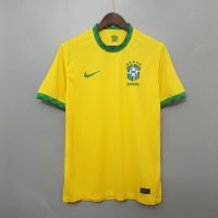 เสื้อกีฬาแขนสั้น ลายทีมชาติฟุตบอล Brazil Jersey 20-21 ชุดเหย้า