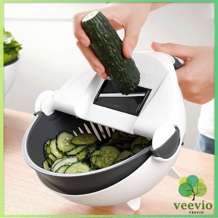 veevio-เครื่องหั่นผักผลไม้-หันได้รูปแบบสวยงาม-ชุดเครื่องหั่นผักผลไม้-เครื่องหั่นผักอเนกประสงค์-vegetables-chopper-amp-slices-sets-มีสินค้าพร้อมส่ง