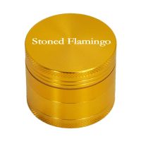 [COD] STONED FLAMINGO zinc alloy smoke grinder 50mm four-layer grin