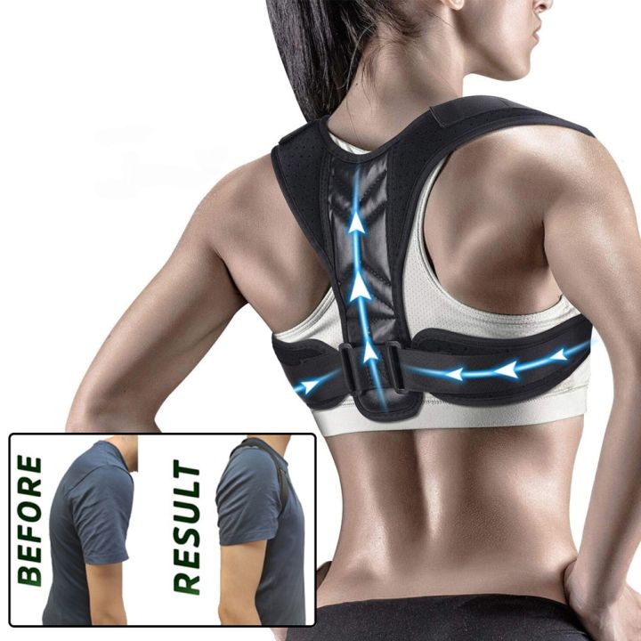 Humpback Correction Belt Full Back Posture Strengthening Corrector for  Women and Men Clavicle Brace for Upper Back Pain Relief Shoulder Support