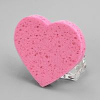 【FCL】❖ Wood Pulp Cellulose Sponge Face Puff Makeup Remover Cleansing