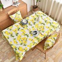 【small stationery】    Lemon Print Dollbirthday Party Table Cover TeaJS81C