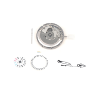 NH36/NH36A Movement with Steel Stem+Week Dial+Calendar Dial+Needle Automatic Watch Movement