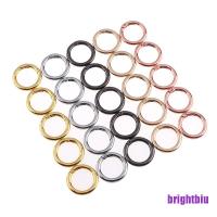 BIU 5PCS Round Ring Circle Spring Snap For DIY Keyring Hook Bag Buckle Handbag Purse