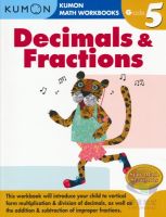 Kumon math workbooks decisions &amp; fractions grade 5