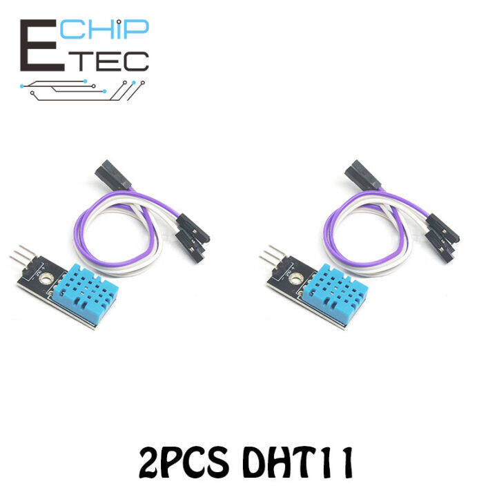 2PCS DHT11 temperature and relative humidity sensor modules, Arduino ...