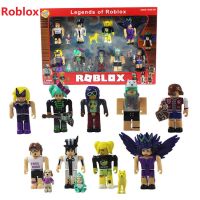 Legends Of Robloxs บล็อกตัวต่อ9ชิ้น/เซ็ตตุ๊กตาเกมโลกเสมือนจริงของเล่นหุ่นยนต์ชุดก่อสร้าง