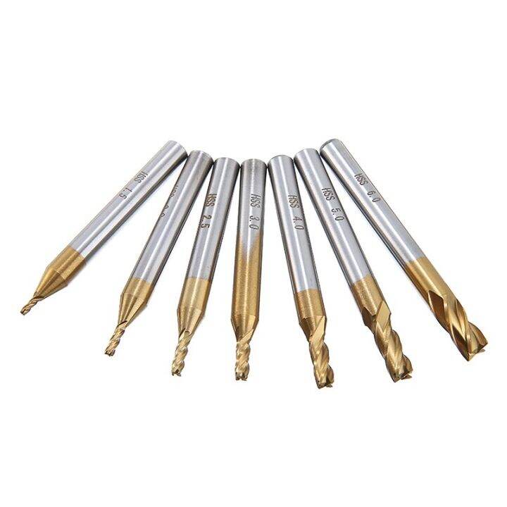 7pcs-เครื่องตัดมิลลิ่ง1-5-2-2-3-4-5-6mm-4-flutes-end-บิตโรงสีเครื่องมือตัดสำหรับไม้-cnc-ดอกสว่านเจาะ