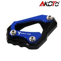 สำหรับ Yamaha MT-10 MT 10 MT10 FZ-10 FZ10 R1 M R1M 2015-2021รถจักรยานยนต์ CNC Kickstand ขาตั้ง Extension Pad สนับสนุน