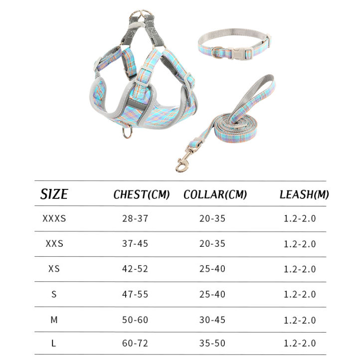 kangfeile-pet-harness-leash-set-training-walking-leads-for-small-cats-dogs-floral-print-harness-collar-adjust-leashes-set