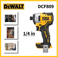 DCF809 DeWalt สูงสุด20V * ไดร์เวอร์อิมแพ็ค1/4แบบไม่มีแปรงถ่าน (ไม่มีที่ชาร์จไม่มีแบตเตอรี่)