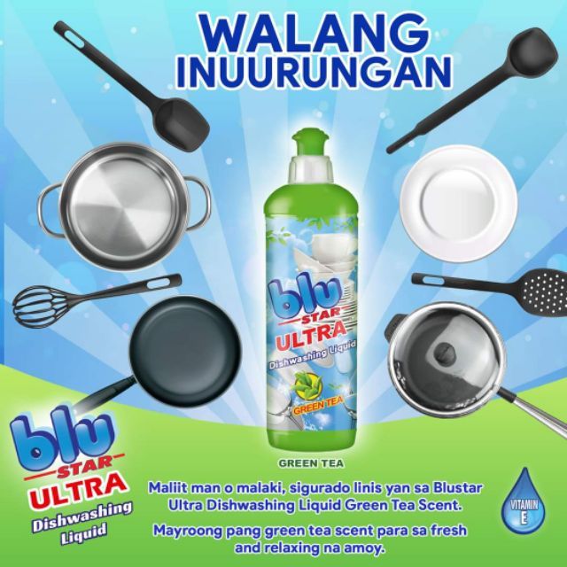 Blu Star Dishwashing Liquid Green Tea | Lazada PH