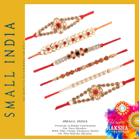 {**ส่งฟรี**} SMALL INDIA ?? Raksha Bandhan Special ?? Rakhi Celebration With Unique Designer Rakhi กำไลข้อมือ