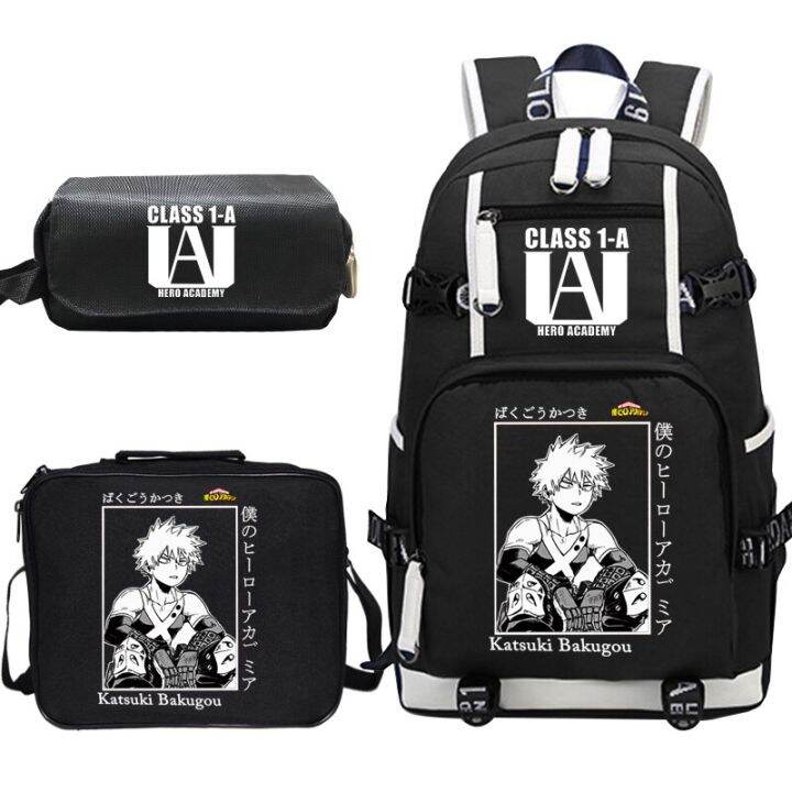 Anime My Hero Academia Deku Bakugou Boku No Hero Academia Backpack Sets