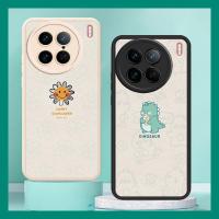 Dirt-resistant luxurious Phone Case For VIVO X90 Pro 5G/V2242A funny protective Silica gel Cartoon personality couple