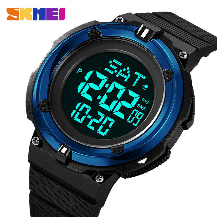 นาฬิกา-skmei-2023สำหรับผู้ชาย-jam-tangan-digital-ใหม่50ม-jam-tangan-sport-ว่ายน้ำป้องกันอากาศสำหรับผู้ชาย2010