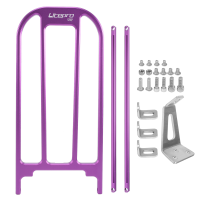 Litepro Bicycle Rear Rack Aluminium Alloy Bike Standard Rack Aluminium Alloy Bike Rear Rack for Brompton Bike Standard Rack Purple